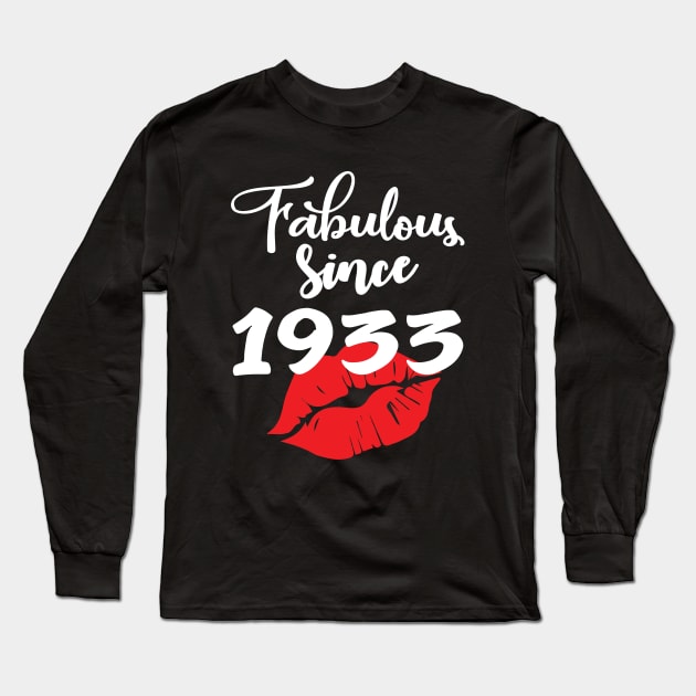 Fabulous since 1933 Long Sleeve T-Shirt by ThanhNga